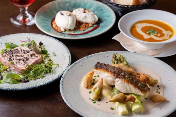 築地のブラッスリーカフェ & Ovo(アンド オーヴォ)ランチメニュー